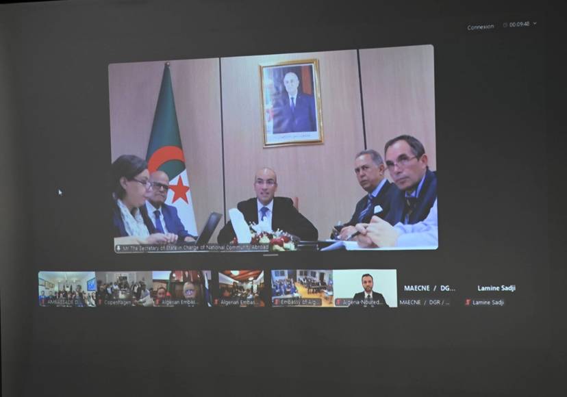 Mr. Chaib conducted a virtual meeting with a group of national experts residing in Scandinavian countries.