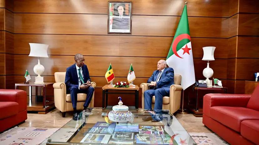 Mr. Attaf receives Senegalese counterpart