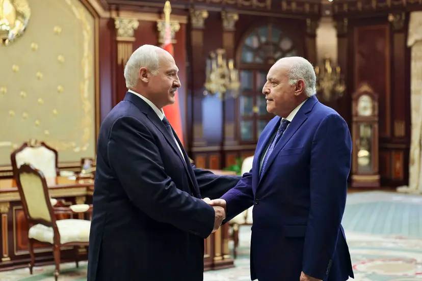 Mr. Attaf received by Belarusian President