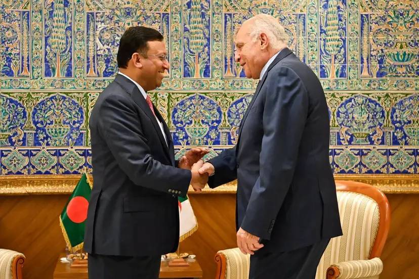 Mr. Attaf receives the State Minister for Foreign Affairs of Bangladesh