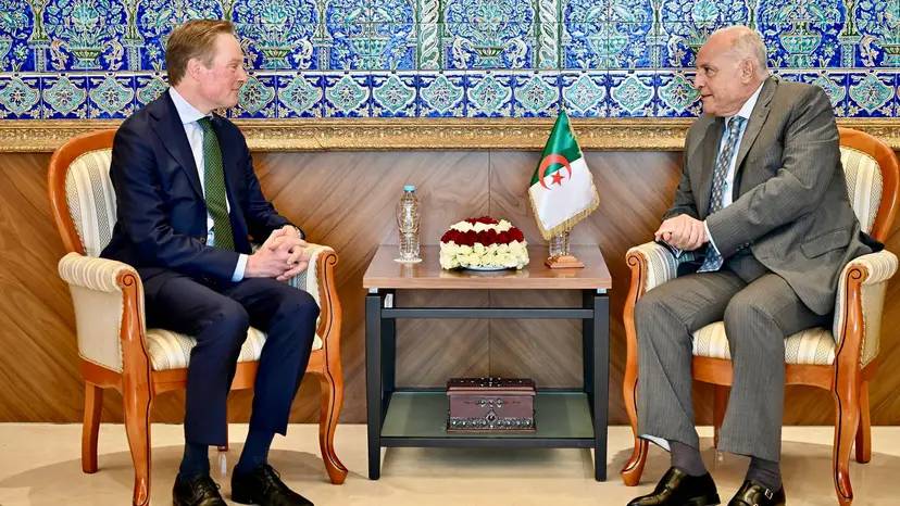 Mr. Attaf receives the new Ambassador of the Kingdom of the Netherlands to Algeria