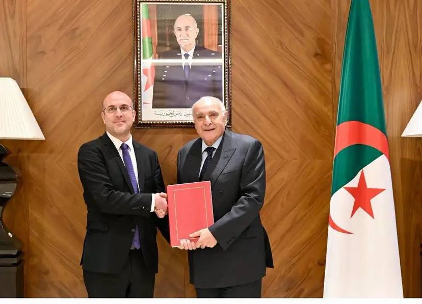 Mr. Attaf receives the new Ambassador of Luxembourg to Algeria