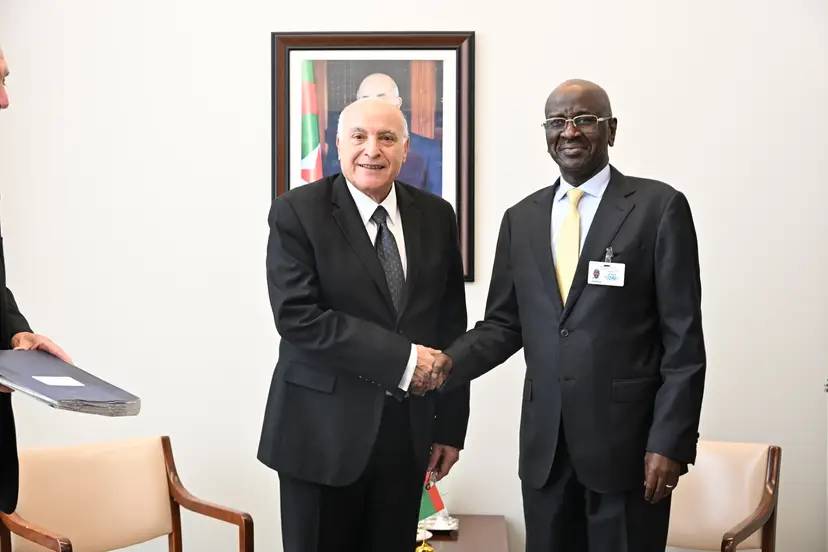 Mr. Attaf Holds Talks with His Mauritanian Counterpart
