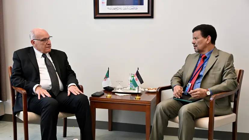 Mr. Attaf Holds Talks with His Sahrawi Counterpart