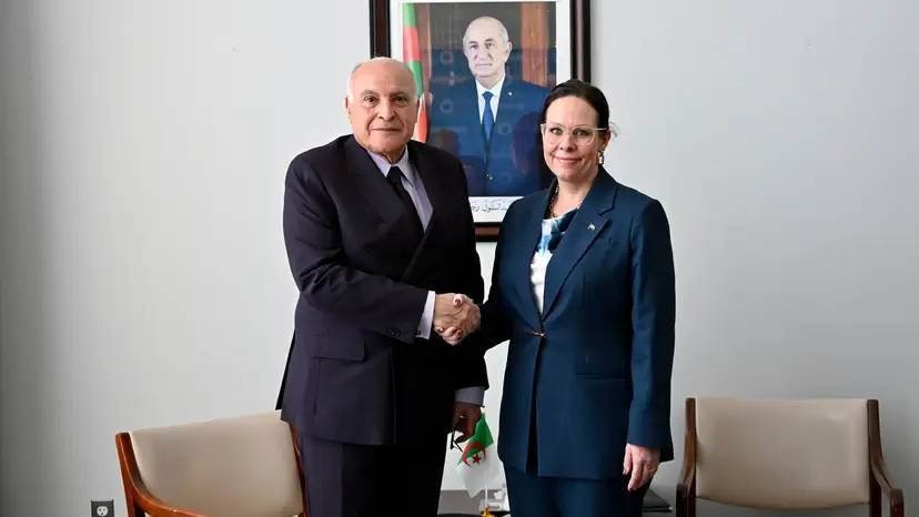 السيد عطاف يجري مباحثات مع نظيرته السويدية بنيويورك