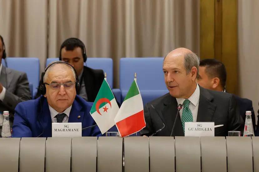 Mr. Lounès Magramane co-chairs in Rome, together with his Italian counterpart, the fifth session of the Algerian-Italian Strategic Dialogue